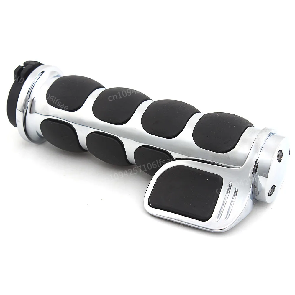 دراجة نارية المقود القبضات خنق 25 مللي متر 1 "مقود نهاية القبضات ل FLSTSC سوفتيل سبرينغر الكلاسيكية 1996- 2010