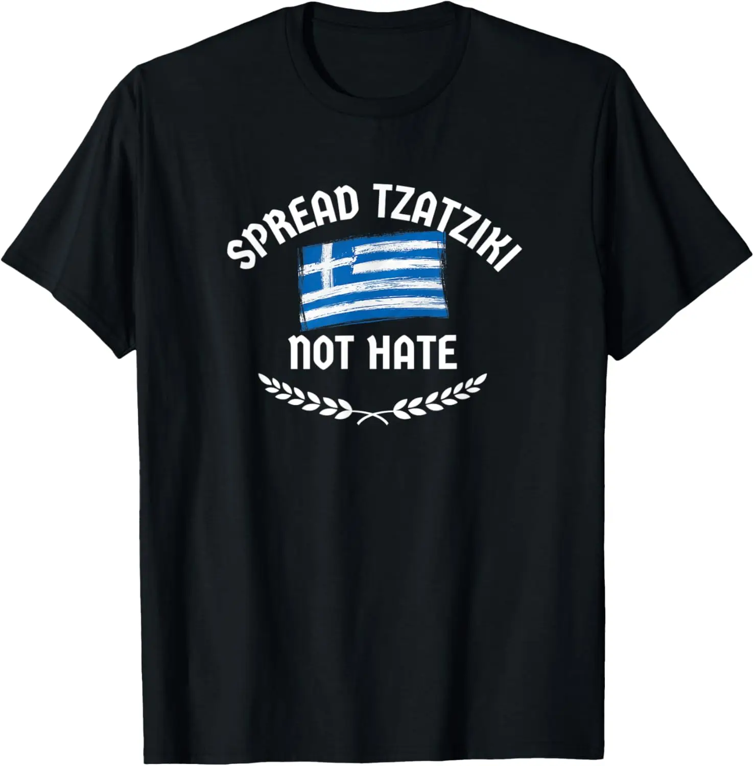 

Spread Tzatziki Not Hate Greece - Греческая футболка Медузы