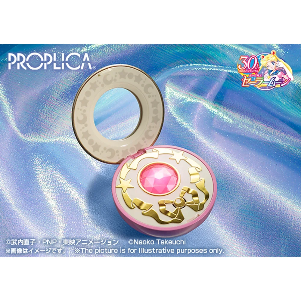 Em estoque! Conjunto de transformação original BANDAI PROPLICA Sailor Moon Moon Stick - broche, caneta, figura de estrela de cristal e brinquedo modelo