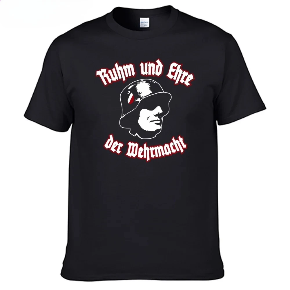 2026 New Landser Rock Band T-shirt - Pure Cotton Men's Shirt - High-quality Streetwear - Comfortable Casual T-shirt Summer
