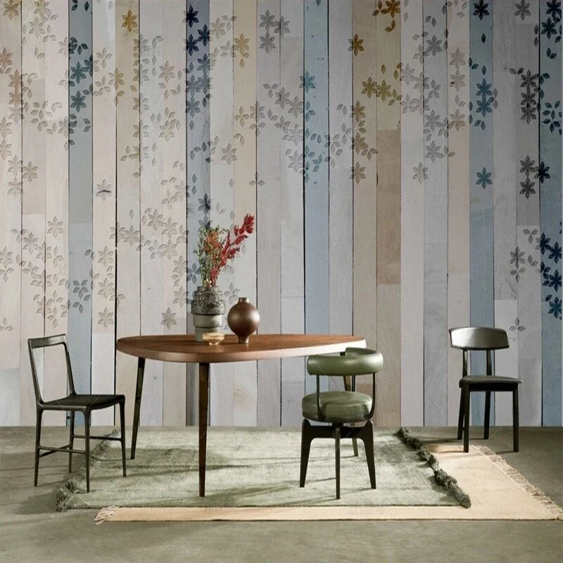 ภาพตกแต่งผนังลายเส้นสีน้ำตาลสไตล์โมเดิร์นเรียบง่ายหรูหราสำหรับห้องนอนหรือห้องนั่งเล่น