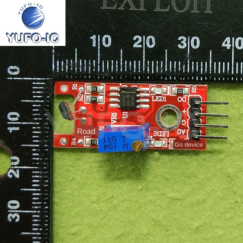 Free Ship 5pcs R3 KY-024 Applicable Linear Magnetic Hall Sensor Hall Sensor Module