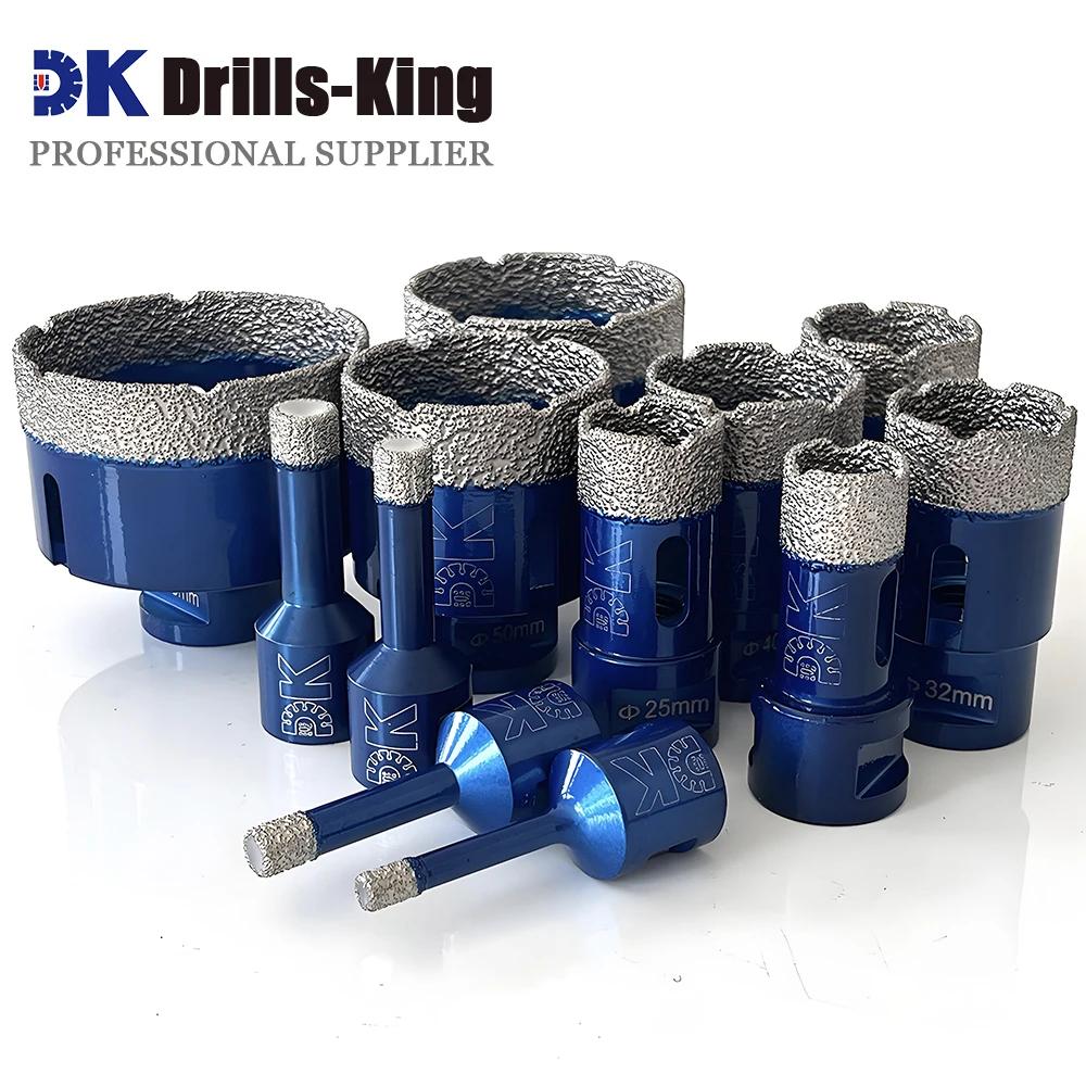 1pc Dry Diamond Drilling Core Bits Ceramic Tile Hole Saw Cutter Granite Marble Drill Bits with M14 Thread Opener