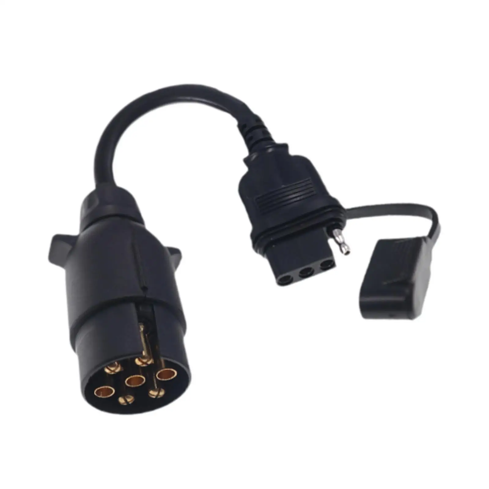 

Trailer Connector Adapter Multi-pin Hitch Adapter Portable Versatile Vehicle Trailer Connector Adapter for RV Tractor