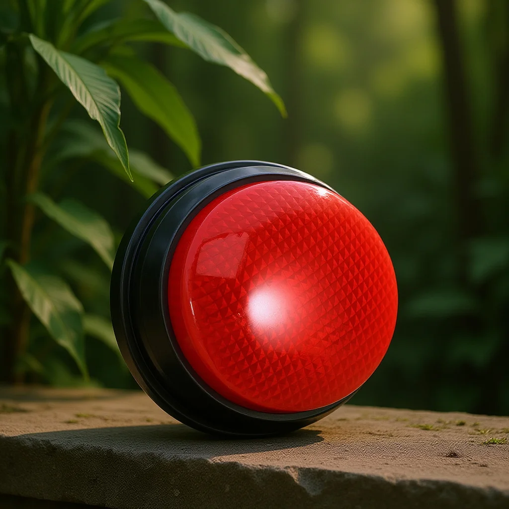 

Funny Game Button with Sound and Light Answer Show Prank for Adults Multiuse Gaming Prop Party Favors