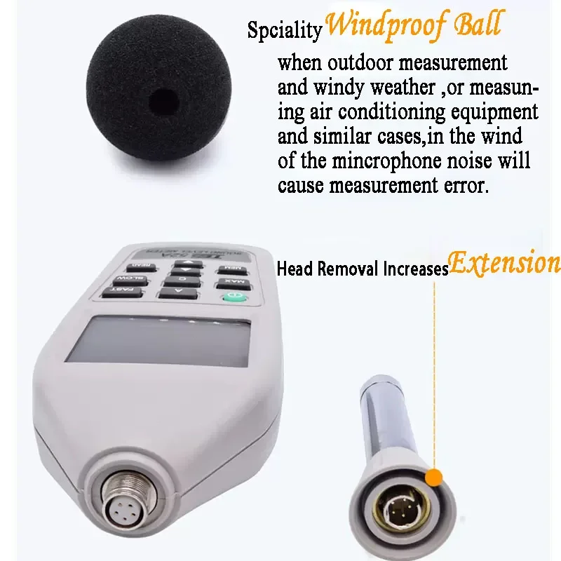 2026 TES-52A جهاز اختبار الصوت الرقمي المحمول مستوى الصوت متر جهاز اختبار الضوضاء المحمول #1