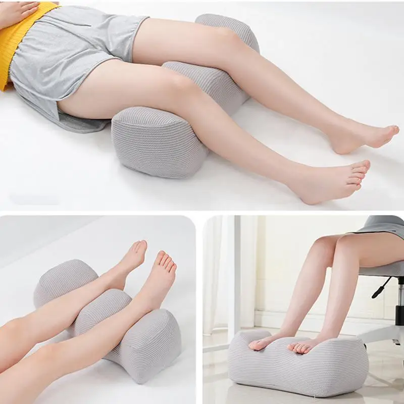 

Sleeping Foot Pillow Elevation Leg Pillows Memory FoamLeg Pillow Knee Cushion Portable Leg Rest pad For Travel Camping 1pc