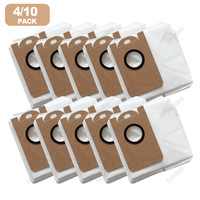 4/10pc Non-woven Fabrics Capacity Dust Bags For Ultenic For T10 Pro/ For TS1/For-TS Robot Vacuum Cleaner Household Cleaning Tool