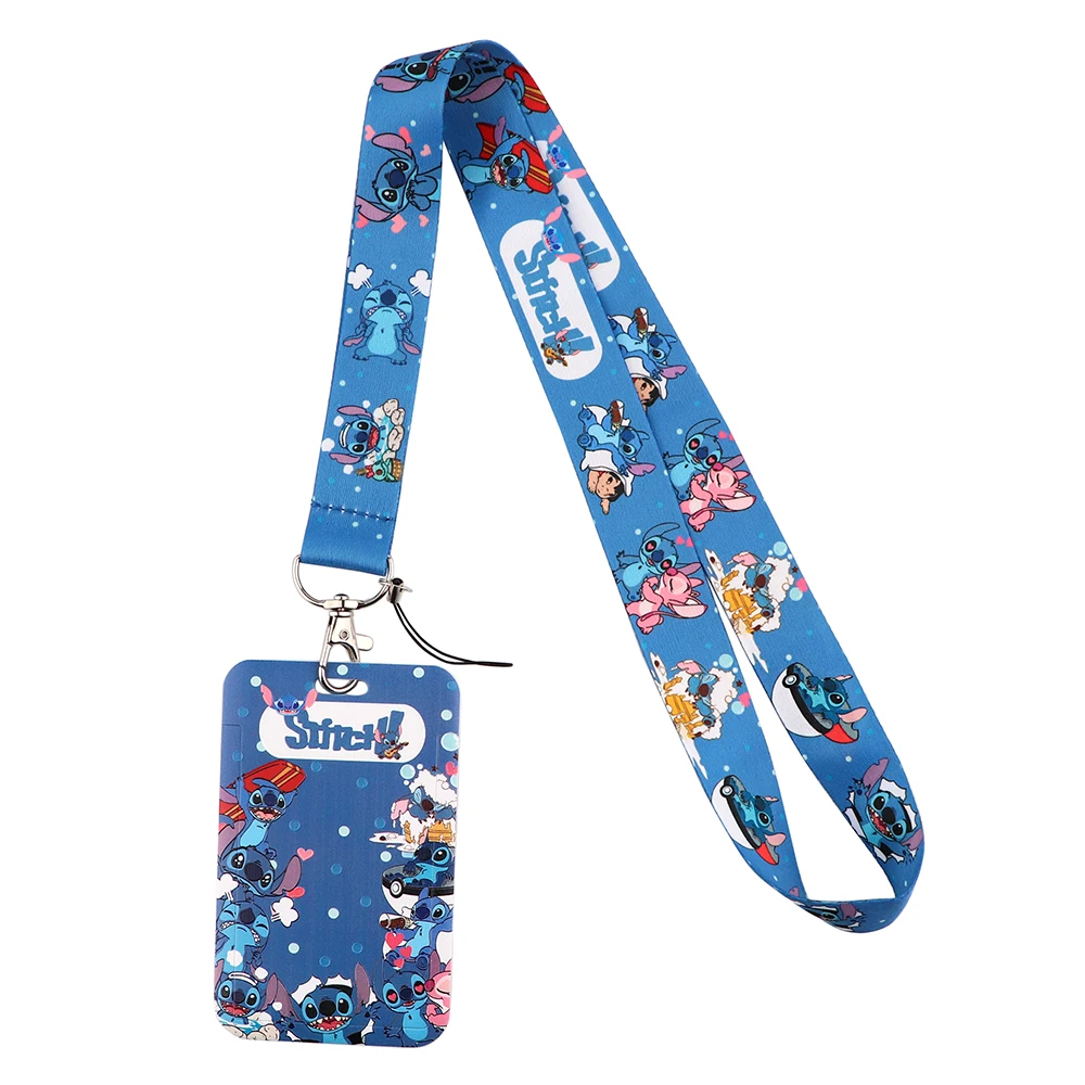 KKZ012 100 Style Lanyard Card ID Holder Car KeyChain ID Card Pass Gym Mobile Phone Badge Kids Key Ring Holder Jewelry