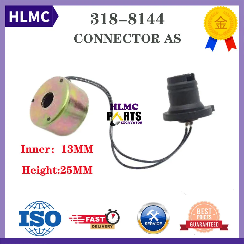 

318-8144 Diesel Injection Pump Solenoid Valve Coil for E325D 336D C7 C9 319-0678 319-0677 319-0607 476-8766 476-8768 319-0676