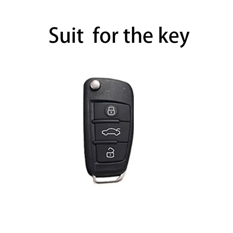 Car Pink Diamond for Audi A1 A3 A6 Q2 Q3 Q7 TT TTS R8 S3 S6 RS3 RS6 Flip Folding 3 Button Remote Key Case Cover Fob Accessories