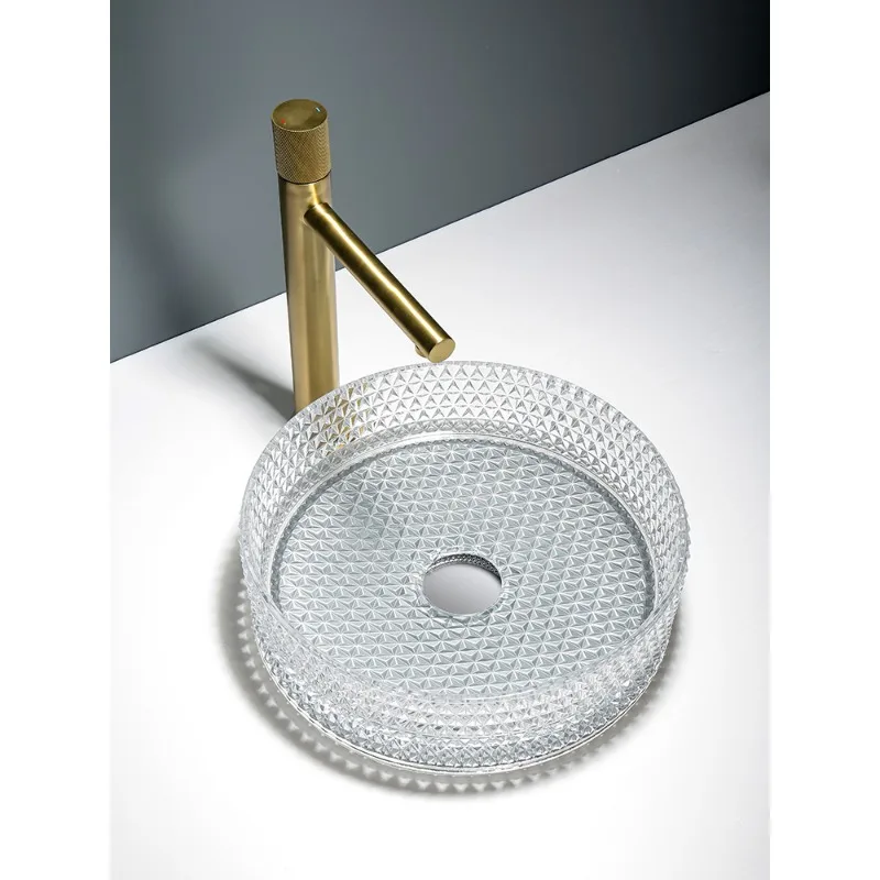 Innovative, stylish and simple crystal wash basin