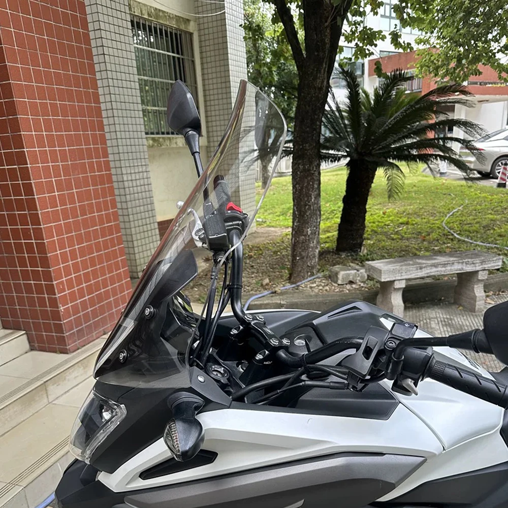 2025 NC750X الزجاج الأمامي للدراجات النارية الارتفاع رفع الزجاج الأمامي لهوندا NC 750X NC750 X 2025 + ملحقات الزجاج الأمامي #5