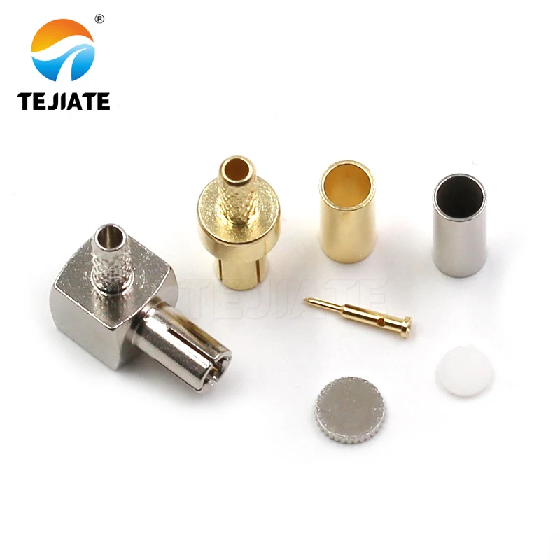 1PCS TS9-J/JW/K All Copper Nickelplated Female and Male Plug RF Connector Straight Right Angle