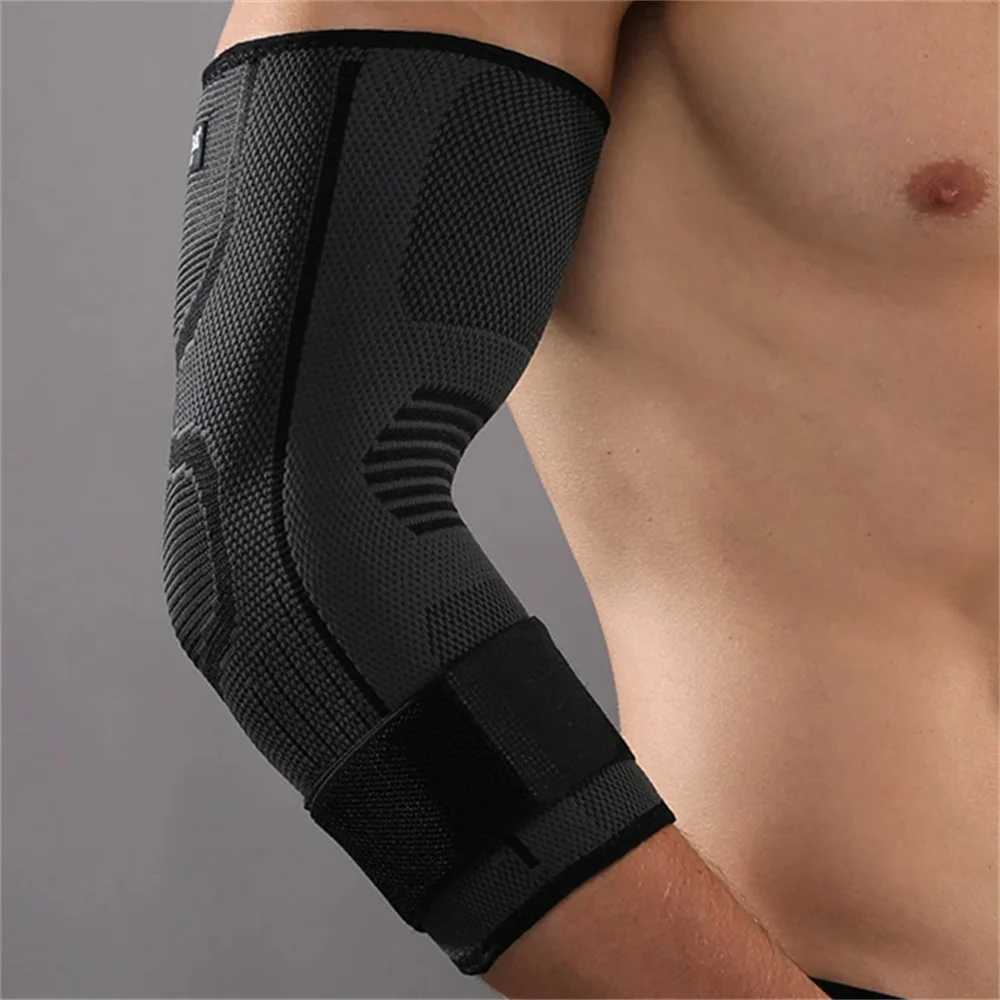 1 Piece Breathable Elastic Elbow Support Arm Sleeve for Basketball Badminton