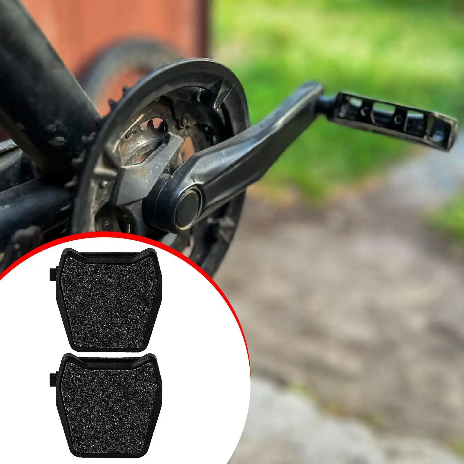 Pair of Pedal Adapters for Flat Pedal Conversion, Convenient And Portable