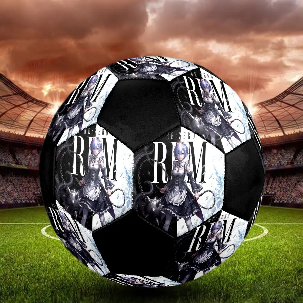 1PC Re Zero Soccer Ball Football Size 5 Practice Ball Colorful Outdoor Sports Graduation Present HE62
