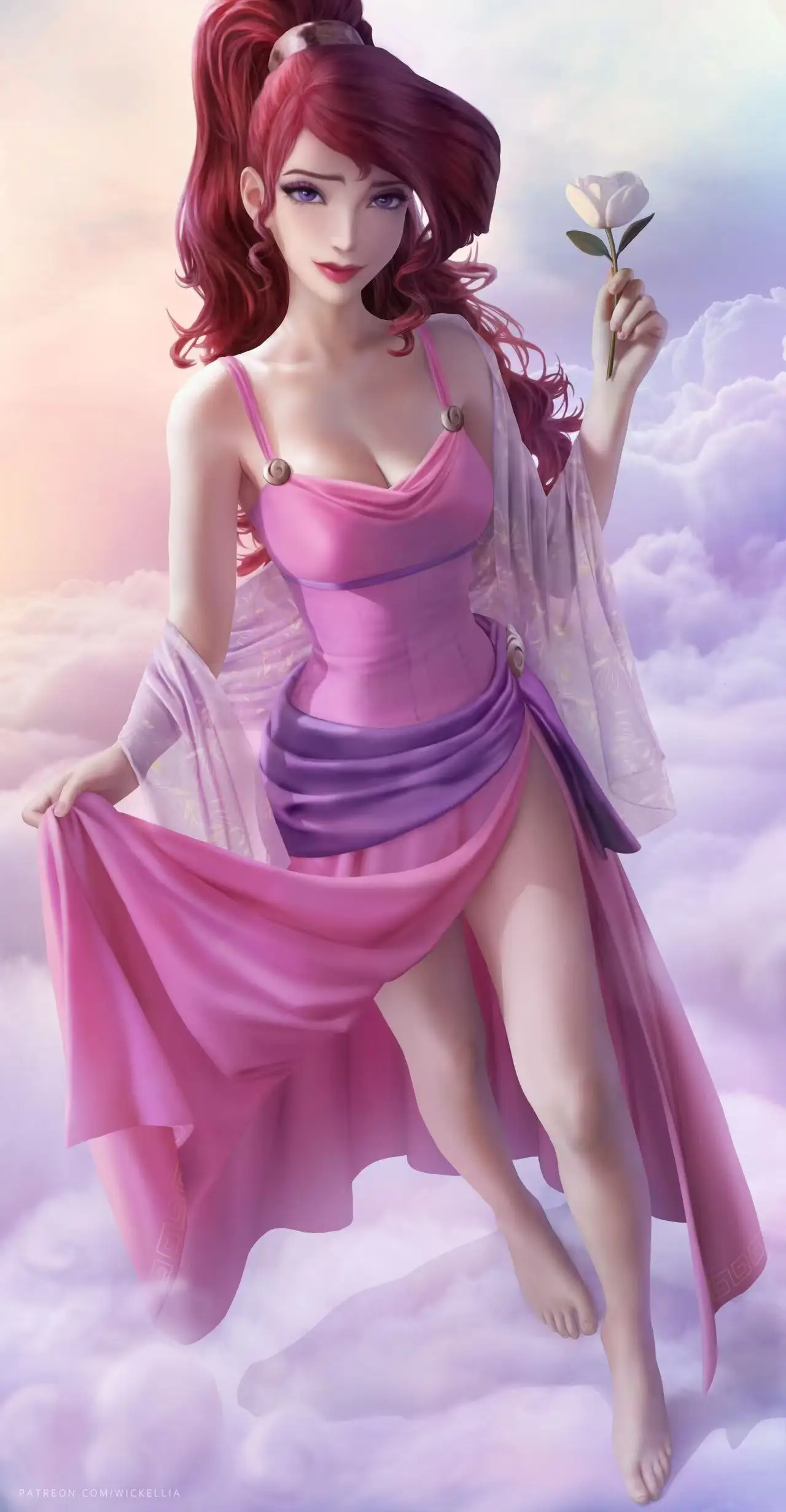 Megara - Hercules Big Boobs Hentai Anime Sexy Naked Girl HD Print Canvas Manga Poster Living Room Bedroom Handing Picture NSFW