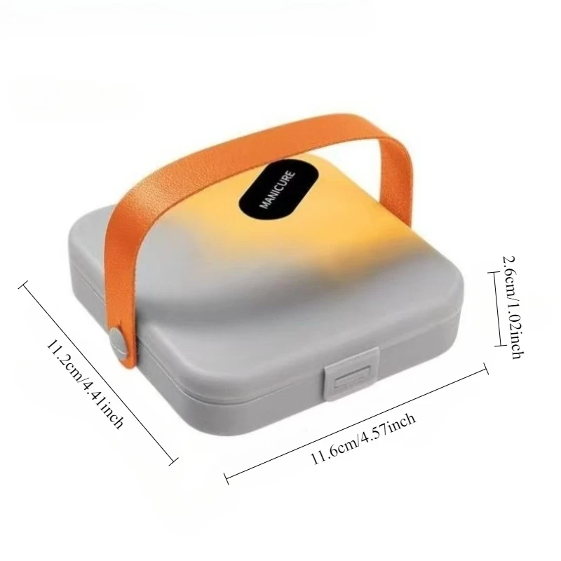 Set de cortauñas anti salpicaduras, portátil, tijeras para uñas, cortaúñas, herramientas 4