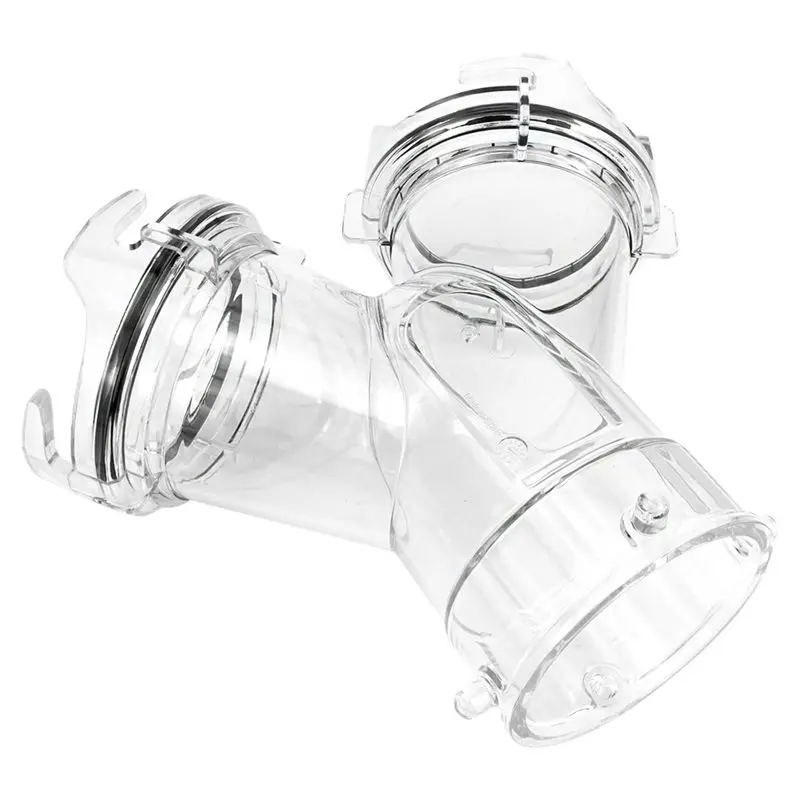 RV Y-Shape Sewer Hose Adapter With Twist Bayonet Design, Y Splitter Featuring Built-In Gasket Connector