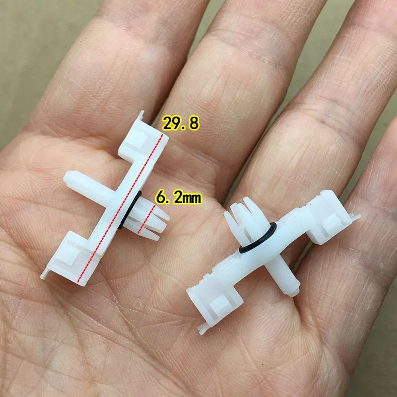 10pcs For Volkswagen Touareg Porsche Cayenne Door Sill Trim Buckle Door Outer Trim Strip Bright Strip Pedal Guard Fixing Clip