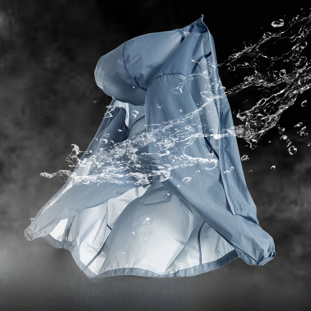 

Мужская спортивная одежда на открытом воздухе Jaet Qui Dry, тонкая дышащая кожаная одежда irt Long Sve с капюшоном и подставкой, подходит для молодежи, весна...