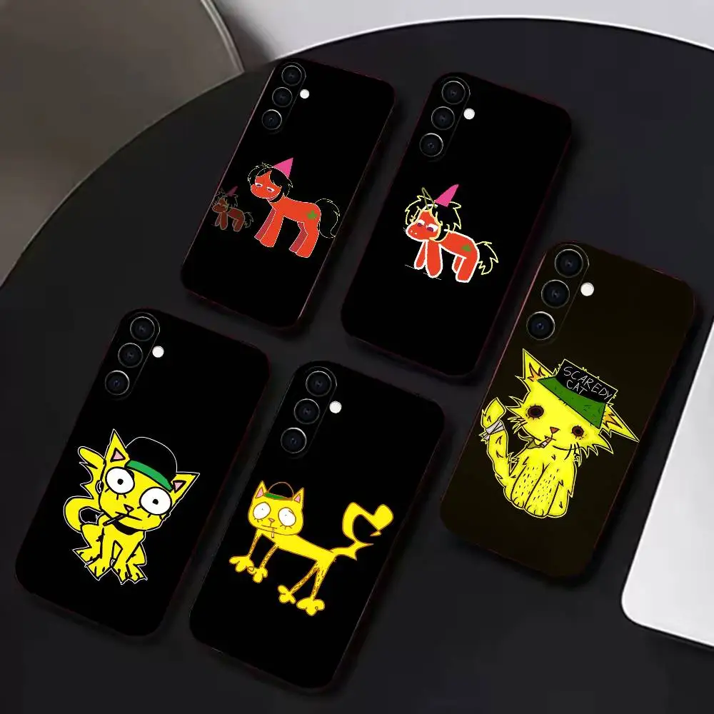 W-Wifiskeleton-Justin Simms-Pony  Phone Case Black Soft Silicone TPU For Samsung A72,A51,A70,A71,A53,A52,A73