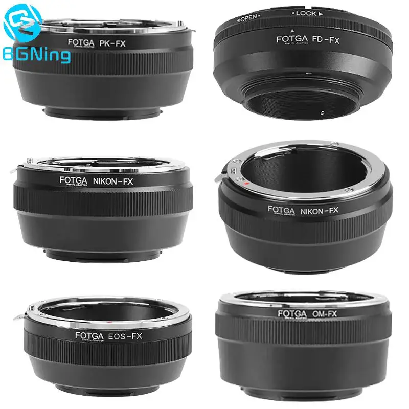 Manual Focus Lens Adapter Ring for PENTAX K / Canon FD / NIKON AF AIS / Canon EF-S /Olympus Lens to Fuji Fujifilm X Mount Camera