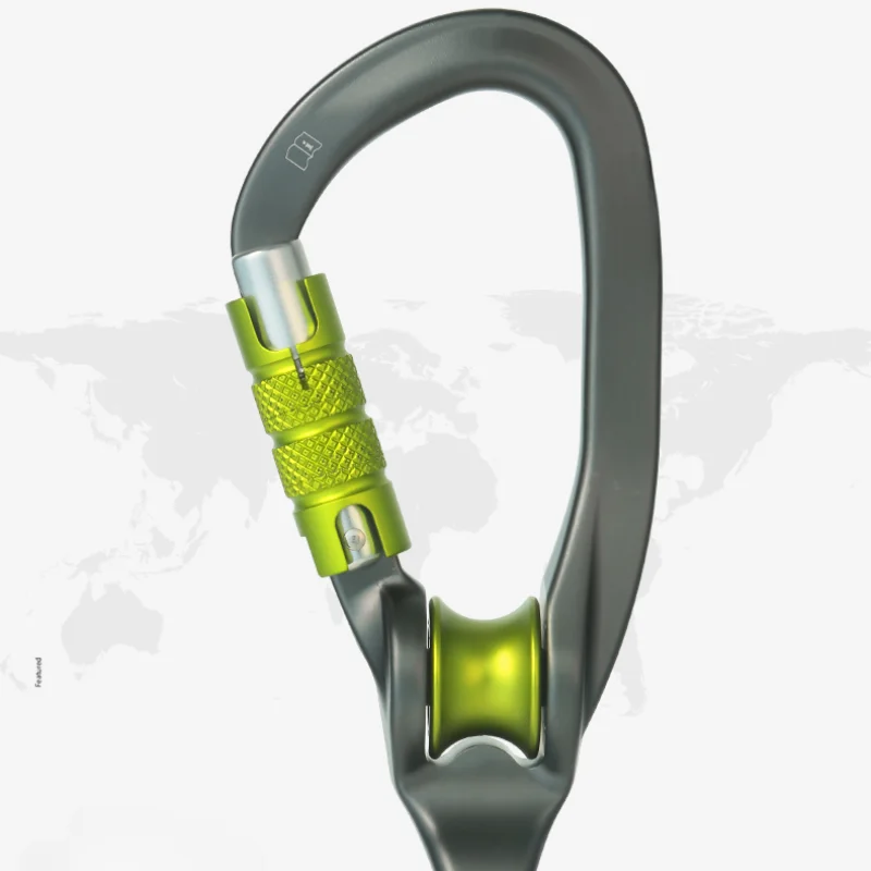 

H series with hanging point pulley main lock mountaineering rock climbing across the zipline bearing pull pulley lock