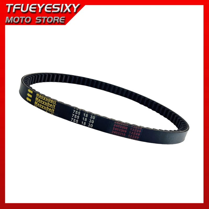 TFUEYESIXY Scooter 755 18 30 CVT Drive Belt For Peugeot Trk2 Wrc Vivacity Catalitico Vsx-Xr 50 X-Fight Lc 50cc 729171 163750160 view 2