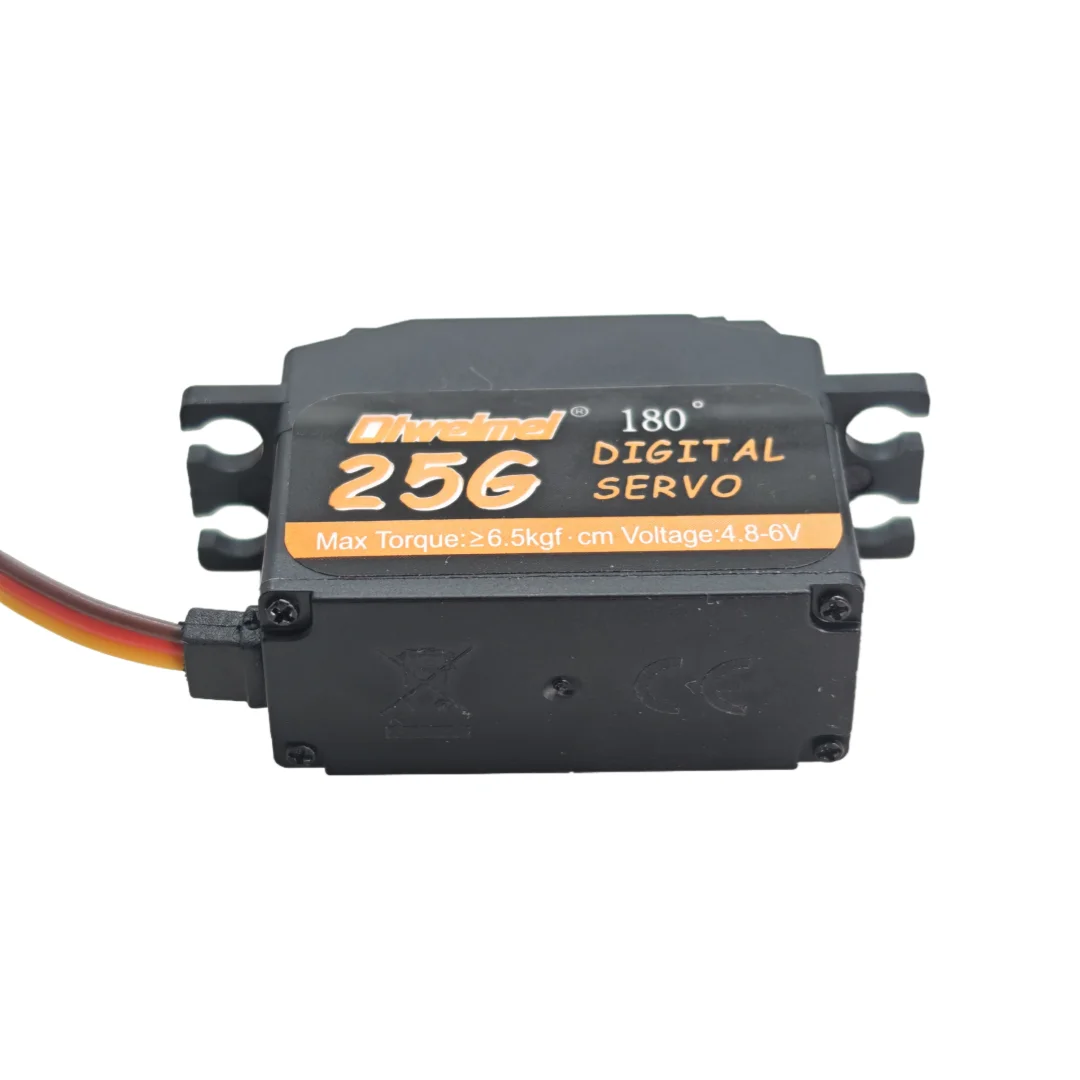 Dlweimei-25g الرقمية ميتال جير سيرفو عزم دوران عالي 4.8 فولت-6.0 فولت 5 كجم-6.5 كجم لطائرة RC سيارة قارب روبوت هليكوبتر