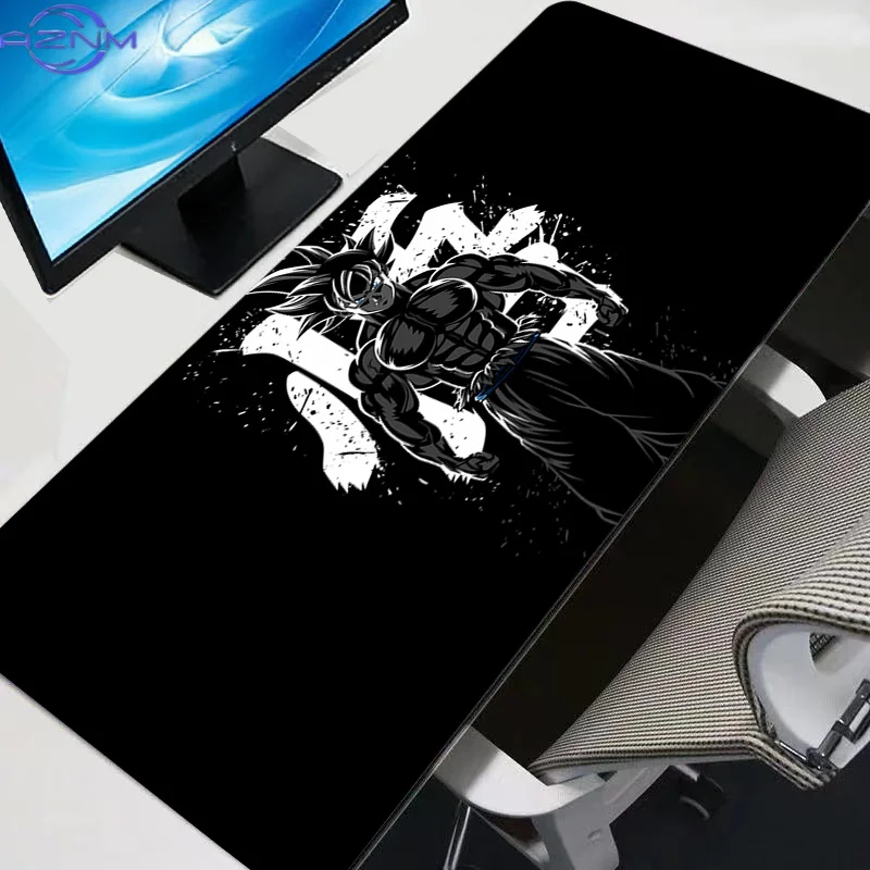 Dragon Ball Mouse Pad Gaming Accessories Computer Keyboard Designed Specifically For e-sports Games black and white Mousepad