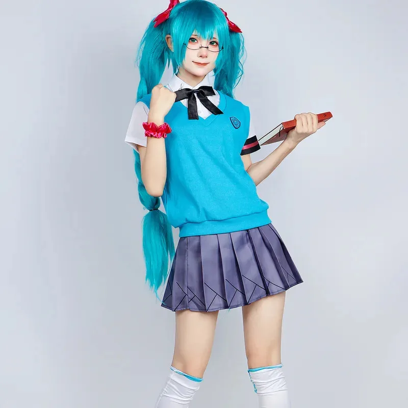 VOCALOID Mikuu Cosplay Costumes 16th Anniversary Cosplay JK Uniform