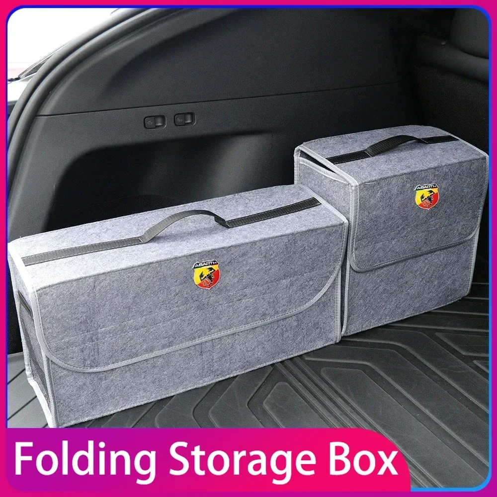 

Car Storage Bag Folding Travel Tidying Box Trunk Tools Case For Abbas Abarth Punto 124/125/500 Stilo Ducato Car Accessories