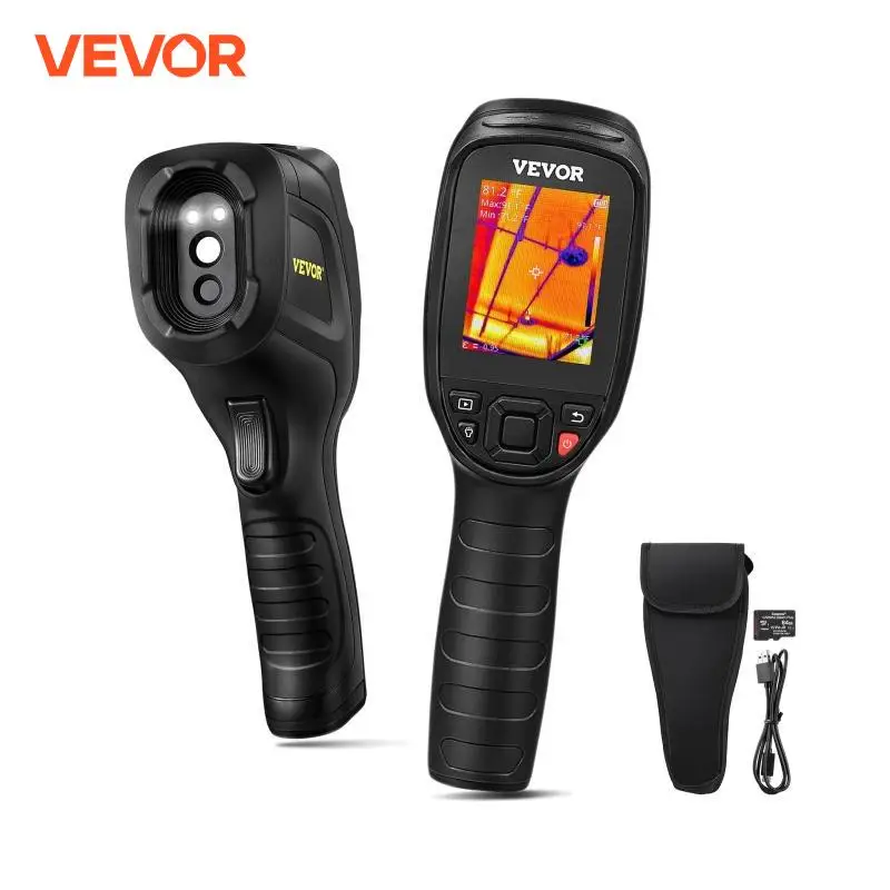 VEVOR Thermal Imager 240x180 IR Resolution with 2MP Visual Camera Handheld Infrared Thermal Camera for Repair Pipeline Detection