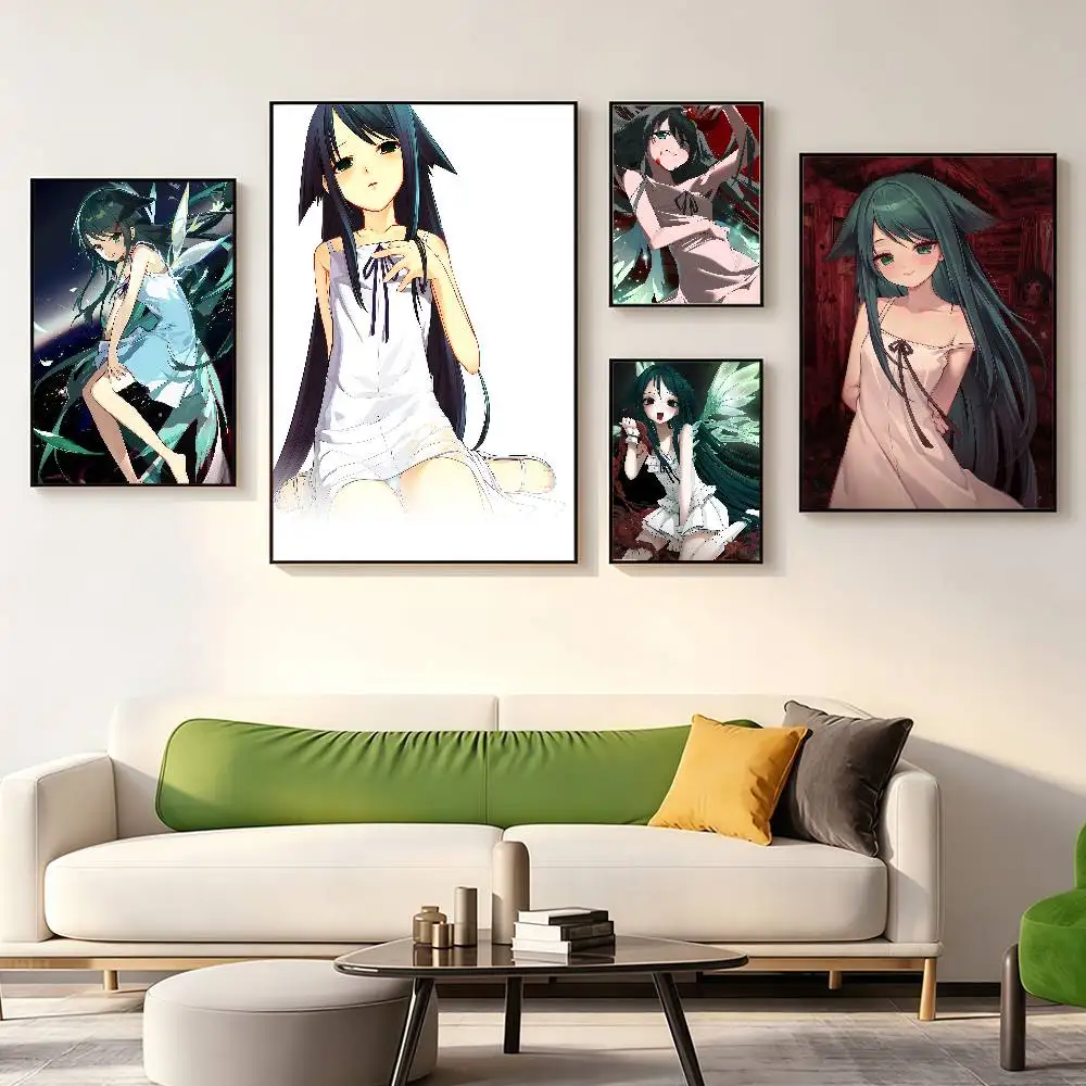 game S-Saya no Uta Posters Wall Art Retro Painting Home Room Cafe Club Dorm Wall Decor
