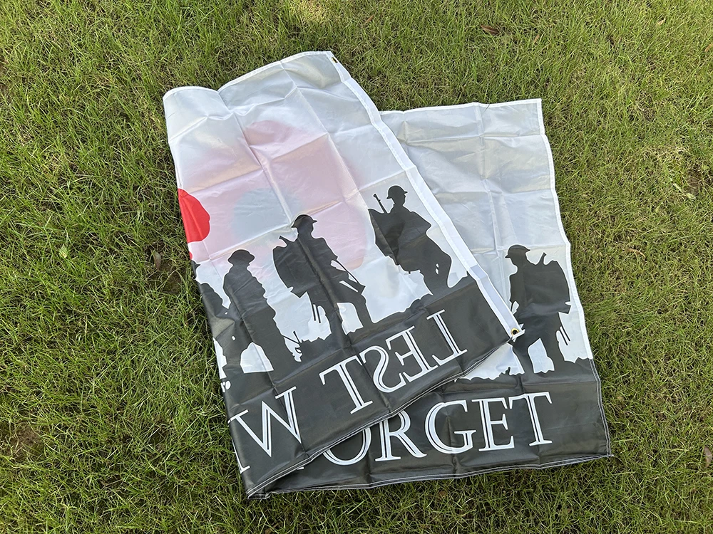 Bandera militar conmemorativa Sky de poliéster para fuerzas armadas - imagen 5