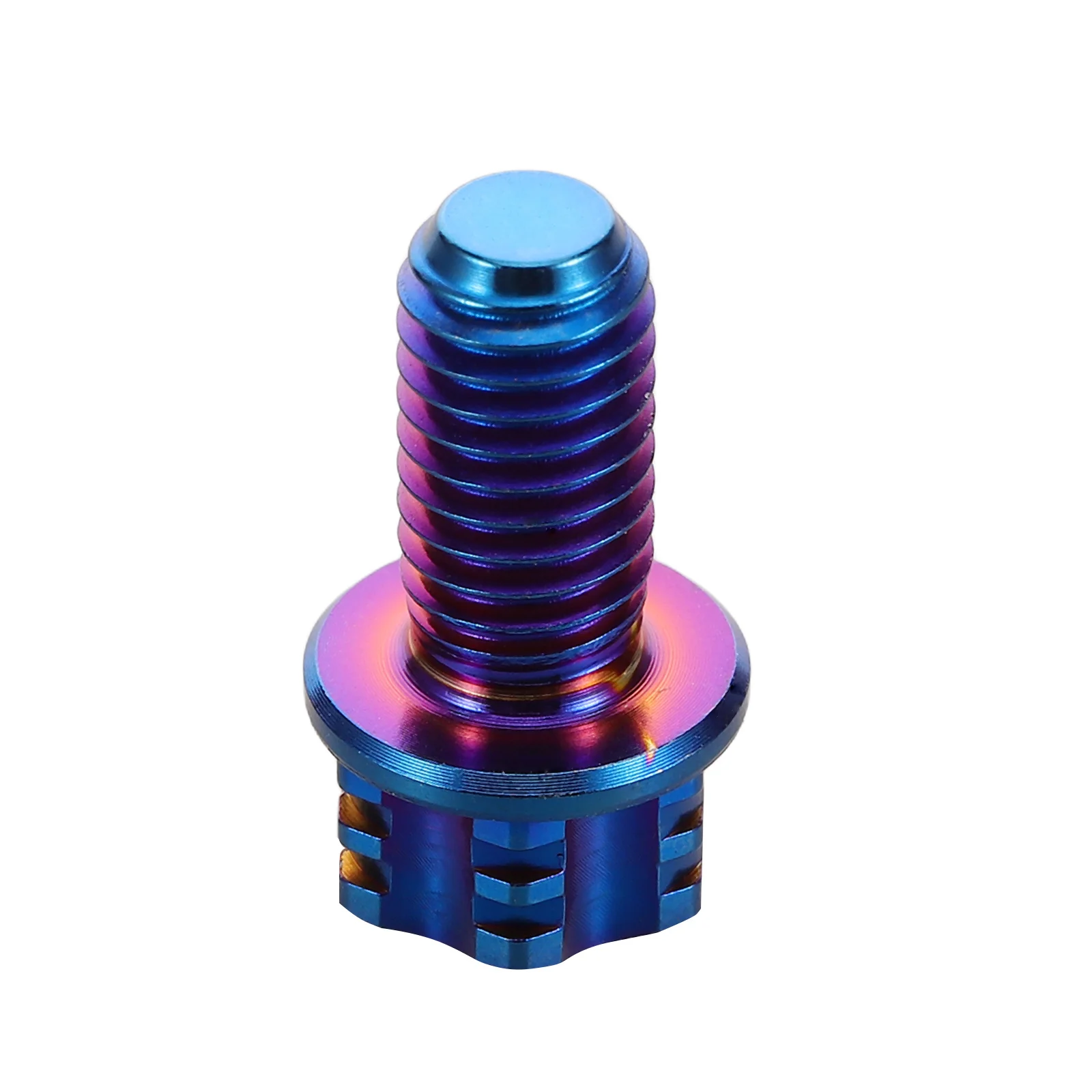 

Motorcycle Abs Sensor Ring Bolts M5-10Mm Titanium Alloy Hex Head Screws Enhanced Braking Universal Fit Front Rear Inter