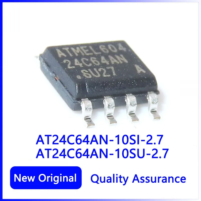 

10PCS/LOT AT24C64AN-10SU-2.7 AT24C64AN-10SI-2.7 8-SOP Memory chip Electronic Component Integrated Chip Ic New And Original