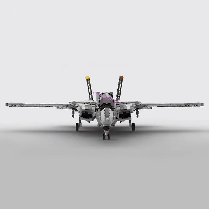 2011PCS WW2 ทหาร MOC 1:35 Scale F-14 Tomcat Jet Fighter รุ่นสร้างสรรค์ไอเดีย High-Tech ของเล่นเด็ก airvehicle เครื่องบินบล็อก