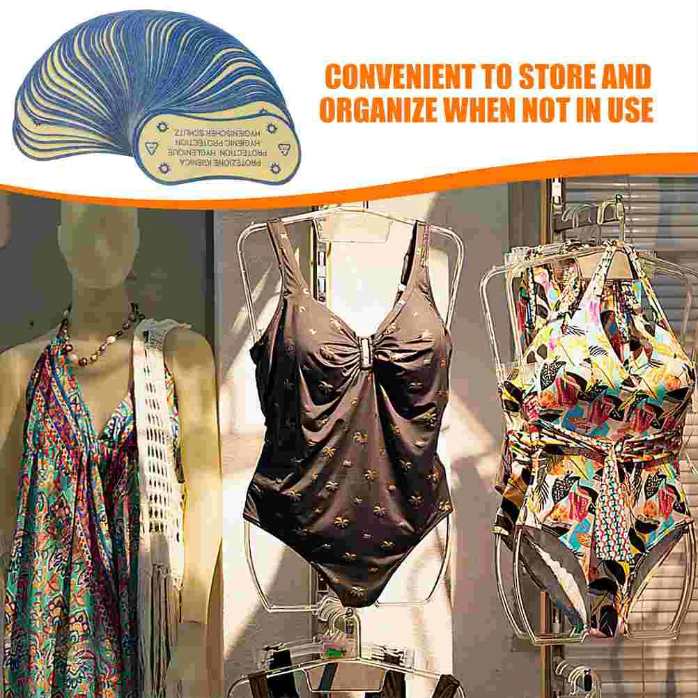 100 Pcs Hygienic Swimsuit Stickers Non Panty Protective For Lingerie Try Underwear