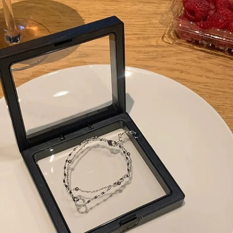 Korean Mobius Niche Double-layer Circular Bracelet with Personality and Multifunctional Dual Ring Accessories