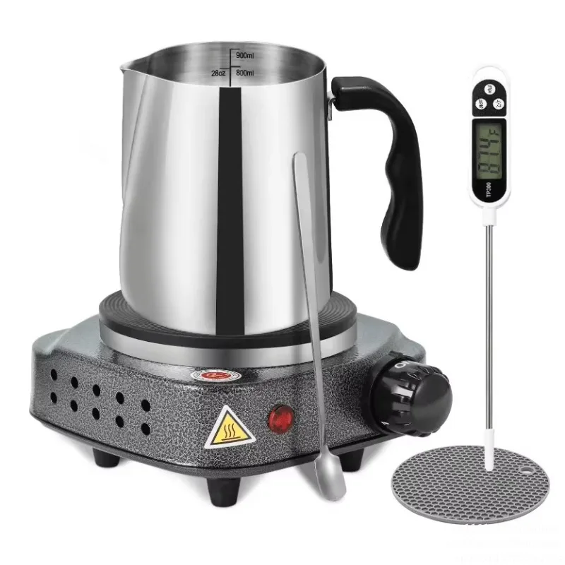 Cross-Border Candle Making Kit with Hot Plate Melting Pot Wax Melter Essential Home Crafting Supplies
