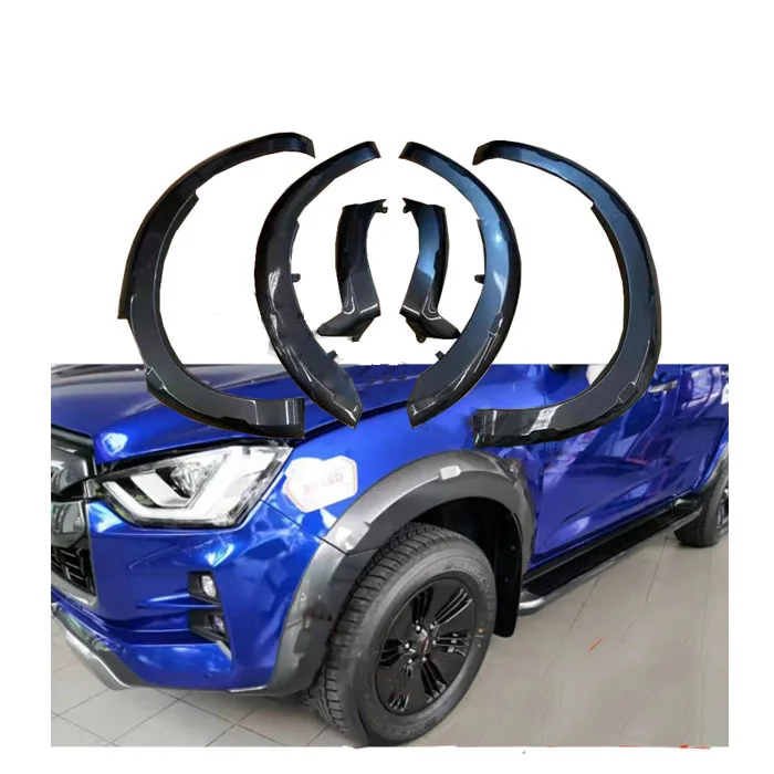 

Popular Wholesale ABS 4inch Wheel Arch Fender Flares for D-max 2021