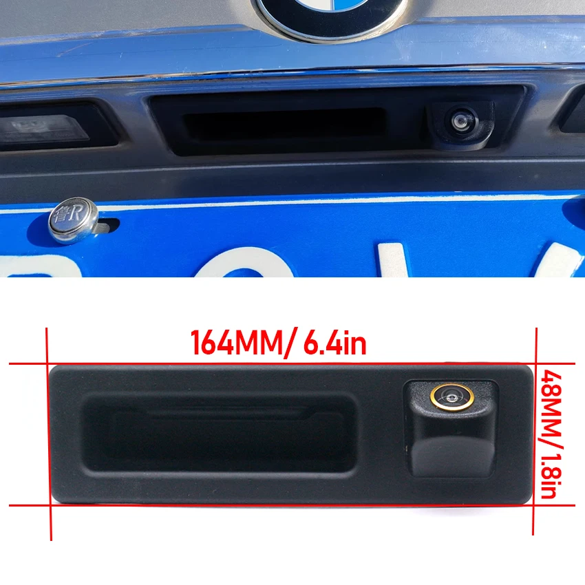 Backup Rear Camera For BMW 5 Series G30 F90 G31 520i 530E 530i EVO MUG 2018~2020 Parking Trunk Handle Camera Reversing Camera