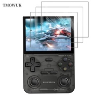 For R36Max V40Max R36Ultra R36Plus Tempered Glass Screen Protector Retro Handheld Game Console Game Accessories