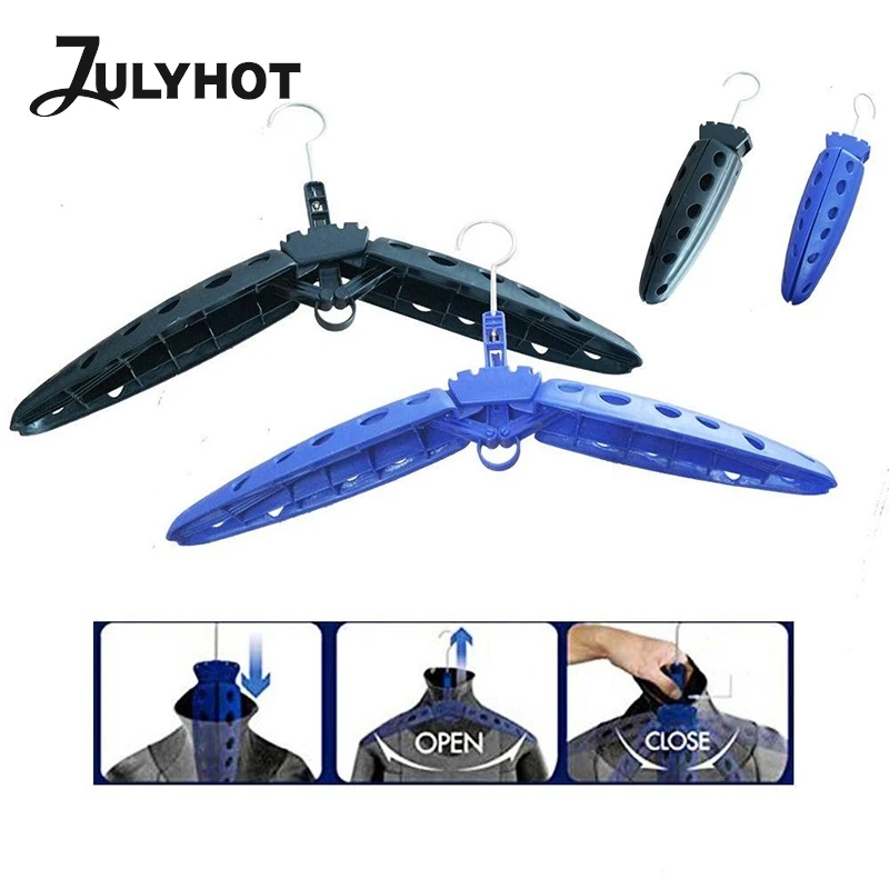 Multi Purpose Foldable Diving Suit Hanger Surf Thickened Rack Outdoor Sportswear Bracket Rtable Anti Rust Surfing Accessories