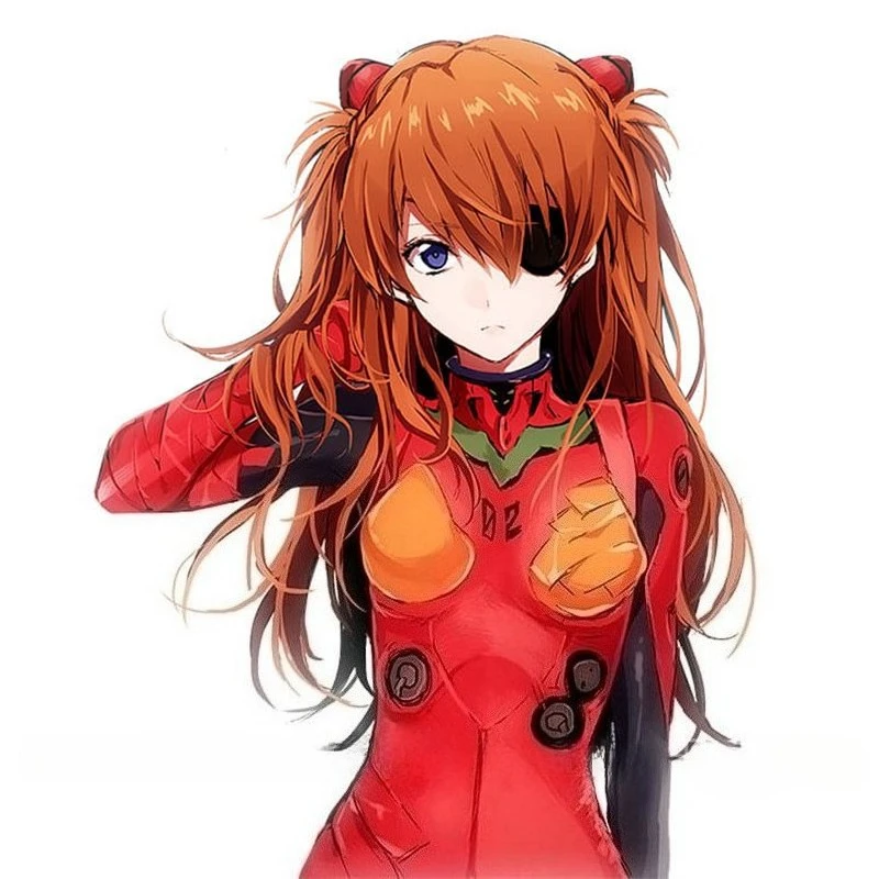 New Century Evangelion: Surrounding Asuka Водонепроницаемая самоклеящаяся картина для автомобиля, стены, компьютера, украшения для багажа