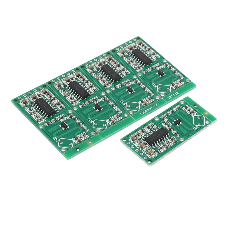 

5PCS RCWL-0516 Microwave Radar Sensor Smart Switch Module Human Body Induction Module 5-7M Detection Distance 4-28V 100Ma