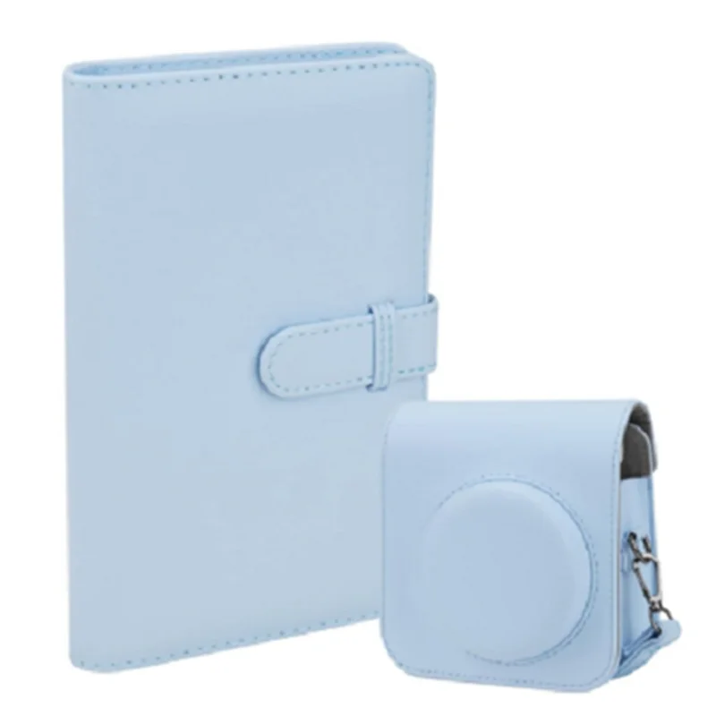 Instax Mini 12 11 용 카메라 가방 Fujifilm 필름 카메라 케이스 108 포켓 3 인치 미니 필름 사진 앨범 도서